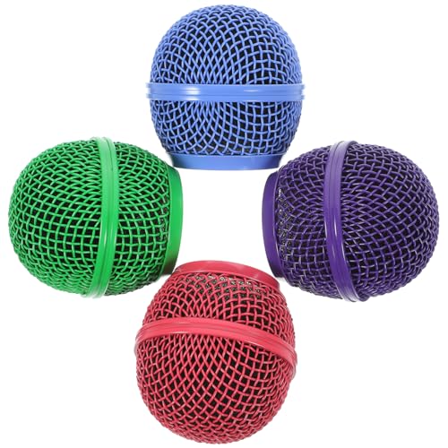ERINGOGO 4 Stück Mikrofon-mesh-kopf Ball Grill Mikrofonabdeckung Zubehör Für Kabellose Mikrofone Kabellose Mikrofonteile Ersatz-kugelkopfnetz Mikrofon Zubehör Metall ERINGOGO 4 Stück Mikrofon-mesh-kopf Ball Grill Mikrofonabdeckung Zubehör Für Kabellose Mikrofone Kabellose Mikrofonteile Ersatz-kugelkopfnetz Mikrofon Zubehör Metall von ERINGOGO