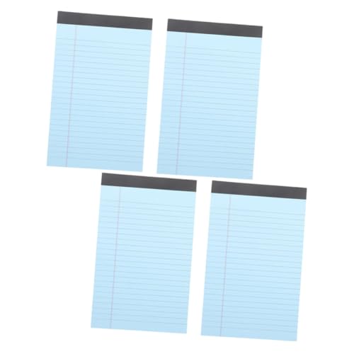 ERINGOGO 4 Stück Notizbuch gepunktet gefüttert Farbe regiert ausgekleideter Notizblock mit Notizblöcke für die Arbeit legale Blöcke Notizbücher Notizpolster Pads Papier Blue ERINGOGO 4 Stück Notizbuch gepunktet gefüttert Farbe regiert ausgekleideter Notizblock mit Notizblöcke für die Arbeit legale Blöcke Notizbücher Notizpolster Pads Papier Blue von ERINGOGO