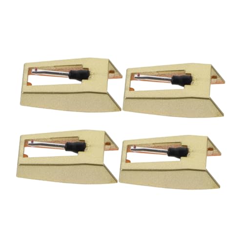 ERINGOGO 4 Stück Stiftkassette Vinyls Vinyl-Player Nadel eines Plattenspielers plattenspieler nadeln tauschen Nadeln für Plattenspieler Vintage-Plattenspieler-Nadel-Ersatz aluminium Golden ERINGOGO 4 Stück Stiftkassette Vinyls Vinyl-Player Nadel eines Plattenspielers plattenspieler nadeln tauschen Nadeln für Plattenspieler Vintage-Plattenspieler-Nadel-Ersatz aluminium Golden von ERINGOGO