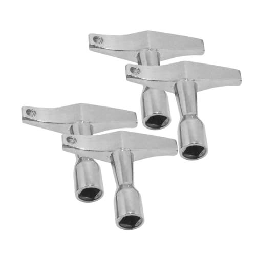 ERINGOGO 4 Stück Vier-eorner-drum Key Set Trommeltasten Schlagzeug-stimmschlüssel Drum-key-tool Werkzeug Stimmschlüssel Für Schlagzeug Stimmschlüssel Für Trommeln Silber Aluminiumlegierung ERINGOGO 4 Stück Vier-eorner-drum Key Set Trommeltasten Schlagzeug-stimmschlüssel Drum-key-tool Werkzeug Stimmschlüssel Für Schlagzeug Stimmschlüssel Für Trommeln Silber Aluminiumlegierung von ERINGOGO