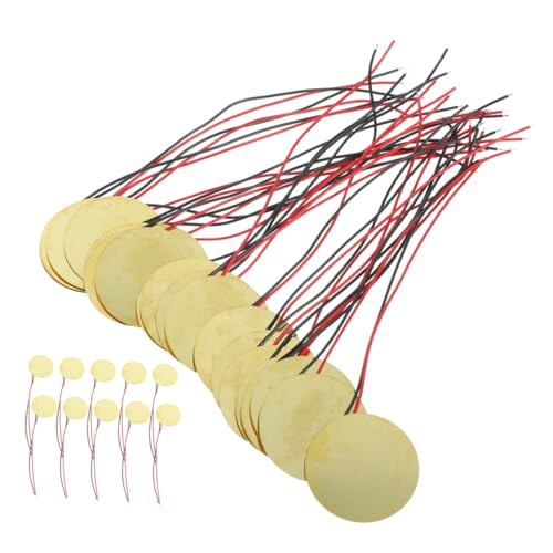 ERINGOGO 40 Stück Summer Zubehör akustisch Piezoscheiben Quiz-Buzzer Musikalische Trigger-Drum-Disc Akustikgitarre Vibration Tippup Locking-Tuner für Akustikgitarren Kupferplatte ERINGOGO 40 Stück Summer Zubehör akustisch Piezoscheiben Quiz-Buzzer Musikalische Trigger-Drum-Disc Akustikgitarre Vibration Tippup Locking-Tuner für Akustikgitarren Kupferplatte von ERINGOGO