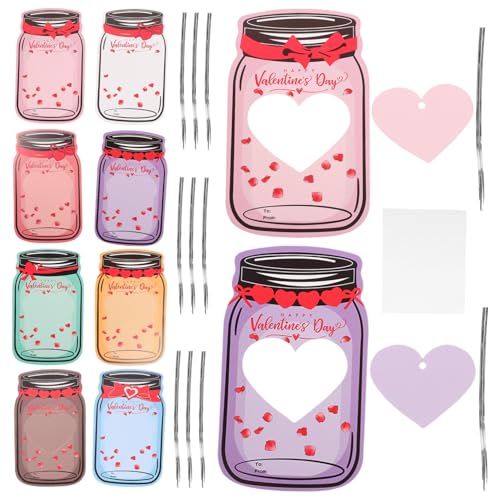 ERINGOGO 48 Sätze Grußkartengeschenke Geschenkkarte Valentinstagskarten Mit Tasche Valentine Tauschkarten Karten Für Den Geschenktausch Valentinstagkarten Plastik ERINGOGO 48 Sätze Grußkartengeschenke Geschenkkarte Valentinstagskarten Mit Tasche Valentine Tauschkarten Karten Für Den Geschenktausch Valentinstagkarten Plastik von ERINGOGO