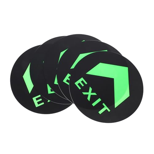 ERINGOGO 5 Stück Ausgangswarnaufkleber reflektierend glühen Vinyl beleuchtete Ausgangsschilder Evakuierung Warnsignale selbstklebender Ausgangsaufkleber Ausgangsbeschilderung Grün ERINGOGO 5 Stück Ausgangswarnaufkleber reflektierend glühen Vinyl beleuchtete Ausgangsschilder Evakuierung Warnsignale selbstklebender Ausgangsaufkleber Ausgangsbeschilderung Grün von ERINGOGO