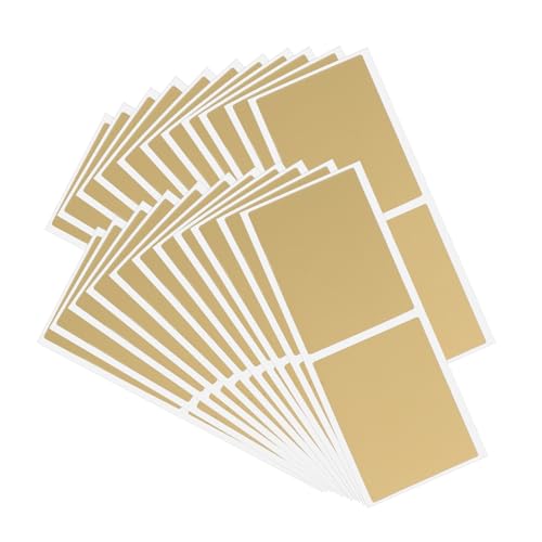 ERINGOGO 50 Stück Feiertags-Rubbelkarten Gruß-Rubbelkarte Gold-Rubbelkarte beschichtete Rubbelkarte Papier Golden ERINGOGO 50 Stück Feiertags-Rubbelkarten Gruß-Rubbelkarte Gold-Rubbelkarte beschichtete Rubbelkarte Papier Golden von ERINGOGO