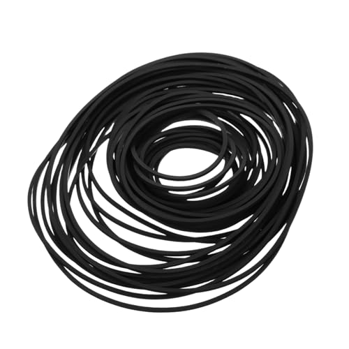 ERINGOGO 50 Stück Gürtel für Tonbandgeräte Riemenwechsel bei Plattenspieler Kassettenband Kassettengurte Leere Kassette Austausch des Kassettenriemens Mikrokassetten Gummi Schwarz ERINGOGO 50 Stück Gürtel für Tonbandgeräte Riemenwechsel bei Plattenspieler Kassettenband Kassettengurte Leere Kassette Austausch des Kassettenriemens Mikrokassetten Gummi Schwarz von ERINGOGO
