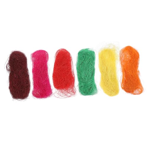 ERINGOGO 6 Stück Vogelnestpolsterung Shred-füller Geschreddert Füllung Bast Verpackungsmaterial Für Blumen Vogelnestfüller Vogelnest Seide Natürliche Raffia-seide Plastik Zufällige Farbe ERINGOGO 6 Stück Vogelnestpolsterung Shred-füller Geschreddert Füllung Bast Verpackungsmaterial Für Blumen Vogelnestfüller Vogelnest Seide Natürliche Raffia-seide Plastik Zufällige Farbe von ERINGOGO
