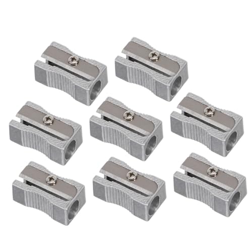 ERINGOGO 8 Stück Metallstift - Anspitzer Stiftspitzer Handspitzer Kunst Zeichnung Penner Bleistift Werkzeug zum Anspitzen von Bleistiften von ERINGOGO