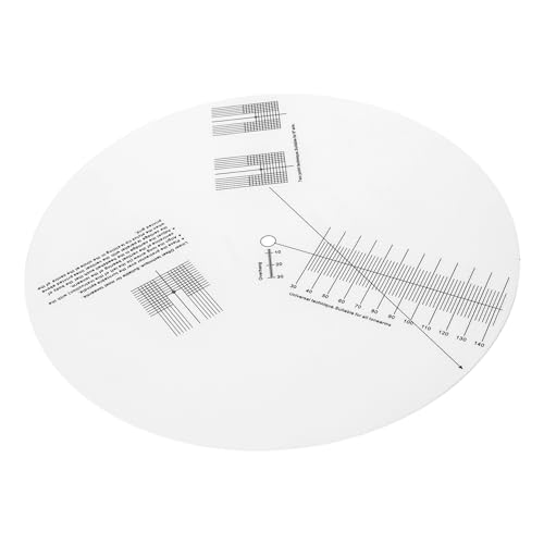 ERINGOGO Kalibrierungsscheibe des Phonographen Plattenteller mit Anti-Rutsch-Platte Plattenspieler-Einstellwerkzeug drehteller Tonabnehmerkalibrierung des Recorders Acryl ERINGOGO Kalibrierungsscheibe des Phonographen Plattenteller mit Anti-Rutsch-Platte Plattenspieler-Einstellwerkzeug drehteller Tonabnehmerkalibrierung des Recorders Acryl von ERINGOGO