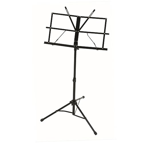 ERINGOGO Notenständer Stand Tragbare Musik Reisen Tasche Musikständer Tragbar Musical Black von ERINGOGO