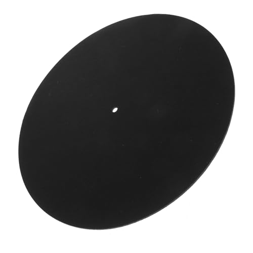 ERINGOGO Schallplattenschutz Plattentellerauflage Aus Kork Vinyl-spielermatte Schutzpolster Für Plattenspieler Vinyl-schallplattenunterlage Aus Filz Black Gefühlt ERINGOGO Schallplattenschutz Plattentellerauflage Aus Kork Vinyl-spielermatte Schutzpolster Für Plattenspieler Vinyl-schallplattenunterlage Aus Filz Black Gefühlt von ERINGOGO