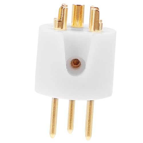 ERINGOGO Tonarmkopfverbindung Stecker Nadel Plattenspieler-stift Plattenspieler- Zubehör Für Schallplatten Stift Für Plattenspieler Messing 24k Vergoldet Weiß ERINGOGO Tonarmkopfverbindung Stecker Nadel Plattenspieler-stift Plattenspieler- Zubehör Für Schallplatten Stift Für Plattenspieler Messing 24k Vergoldet Weiß von ERINGOGO