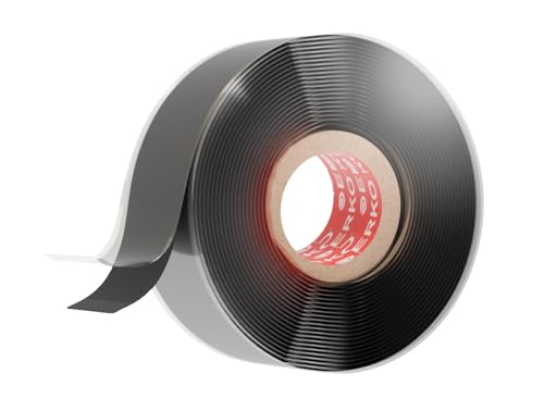 ERKO Selbstverschweißendes Silikonband Silikon Tape Wasserdicht 3 m lang 25 mm breit Ideal für Schlauchreparatur, Kabelreparatur, Schwarz, Reparaturband,Klebeband ERKO Selbstverschweißendes Silikonband Silikon Tape Wasserdicht 3 m lang 25 mm breit Ideal für Schlauchreparatur, Kabelreparatur, Schwarz, Reparaturband,Klebeband von ERKO
