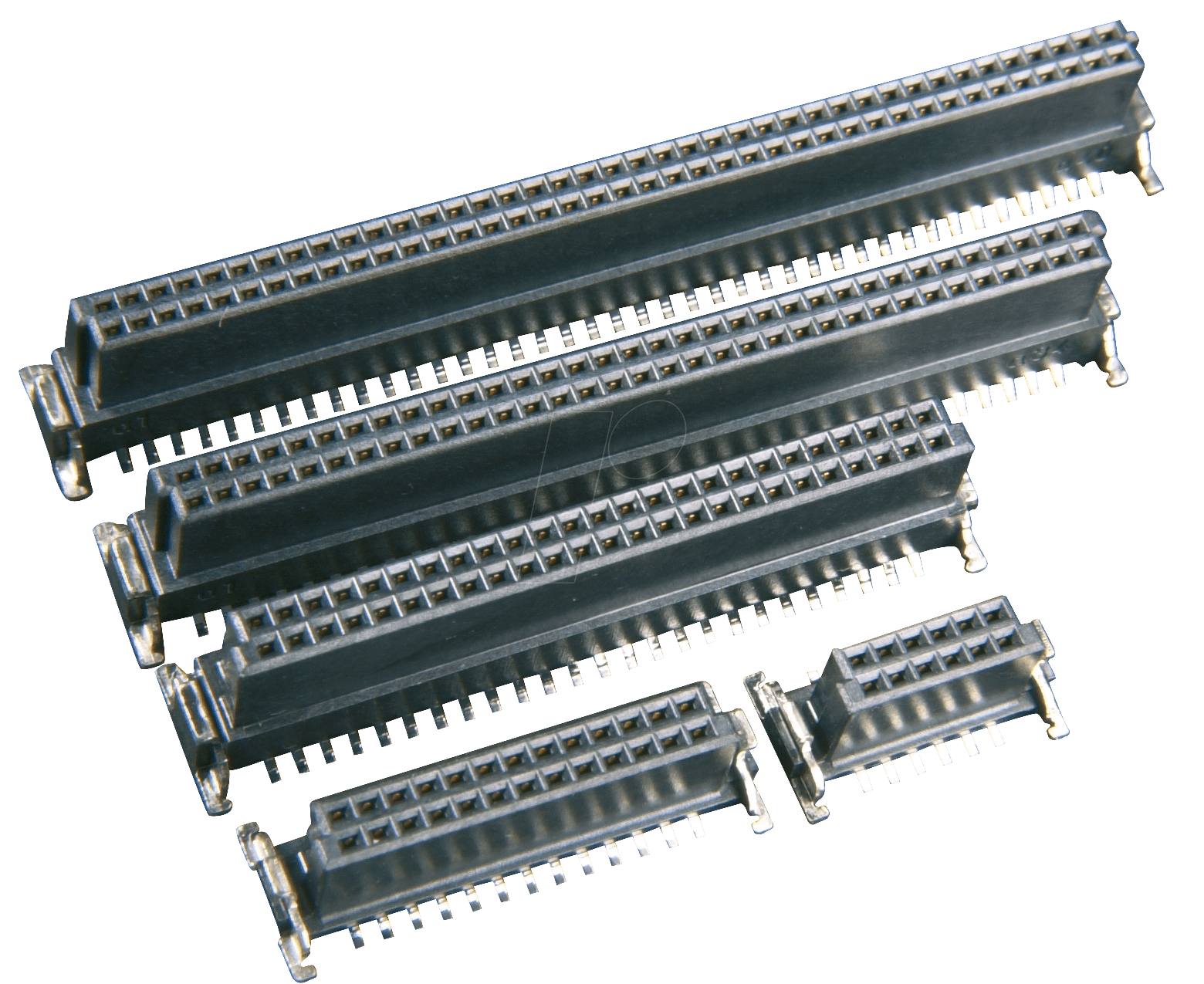 SMC FL 50-6,2G - 50pol. ERNI-Federleiste, 6,2mm, Bauf. B, gerade von ERNI