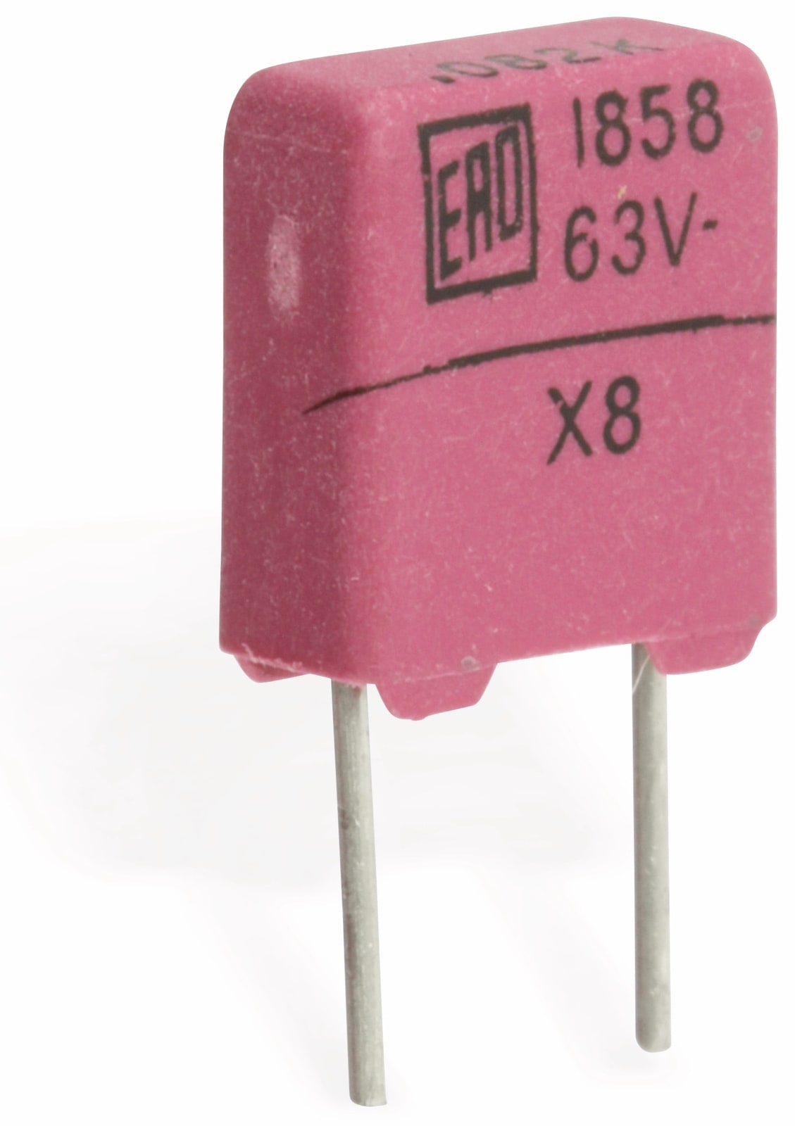 ERO Folienkondensator MKC 1858, 0,082 µF, 63 V-, radial, RM 5 von ERO