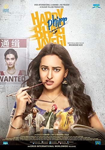 HAPPY PHIRR BHAG JAYEGI Film ~ DVD ~ Sonakshi Sinha ~ Bollywood ~ Hindi mit englischem Untertitel ~ India ~ 2018 ~ Original EROS International DVD ~ verkauf nur über Bollywood 24/7 von EROS International