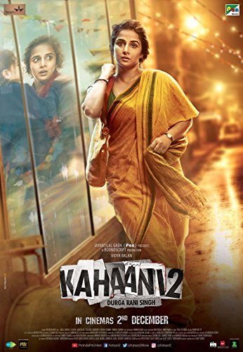 KAHAANI 2 Film ~ Bollywood DVD ~ Hindi mit englischem Untertitel ~ Vidya Balan & Arjun Rampal ~ India ~ 2017 von EROS International