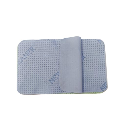 10 x rutschfestes Mikrofaser-Brillenputztuch, kleine Größe, grau-braun, Sonnenbrillentücher zur Reinigung von Objektiven, Kamera-Armbanduhren (10 blau) von ERQIAO