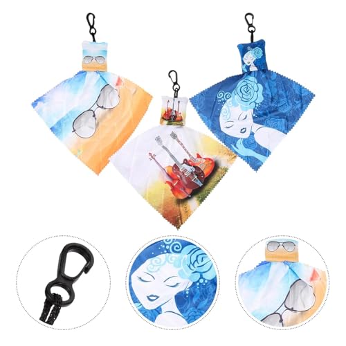3 Stück Schlüsselanhänger Brille Tuch Hosenträger Tücher Bildschirm Reiniger Objektiv Kamera Metall Handy Reinigung Handy 3 Stück Schlüsselanhänger Brille Tuch Hosenträger Tücher Bildschirm Reiniger Objektiv Kamera Metall Handy Reinigung Handy von ERQIAO