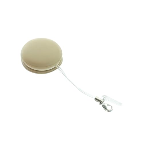 Doppelseitiger Bildschirmreiniger, Touchscreen-Reiniger mit Schlüsselanhänger, Mikrofasertuch, Linse, Kleidung, Brillen, Zubehör, Glaspolierer (Beige) von ERQIAO