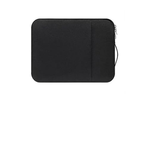 Laptop-Hülle, kompatibel mit 33/14/15/16 Zoll, geeignet für alle Modelle von Computern, Computertasche mit Tasche (Schwarz, 15 Zoll) von ERQIAO