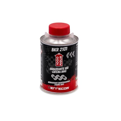 1000 Miglia BKR 2101-500 ml, biologisch abbaubarer Entfetter für Fahrradkette, Flasche mit Pinsel enthalten von ERRECOM