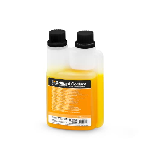 ERRECOM Brilliant COOLANT, UV-Lecksuchmittel für Fahrzeug-Motorkühlflüssigkeit (100 mL) von ERRECOM