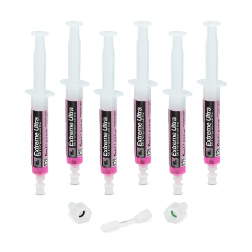 ERRECOM Extreme Ultra - 6 x 6 ml, Dichtungsmittel für Klimaanlagen und Kühlsysteme inklusive 1/4 SAE-und 5/16 SAE-Adapter (für R410a, R32) von ERRECOM