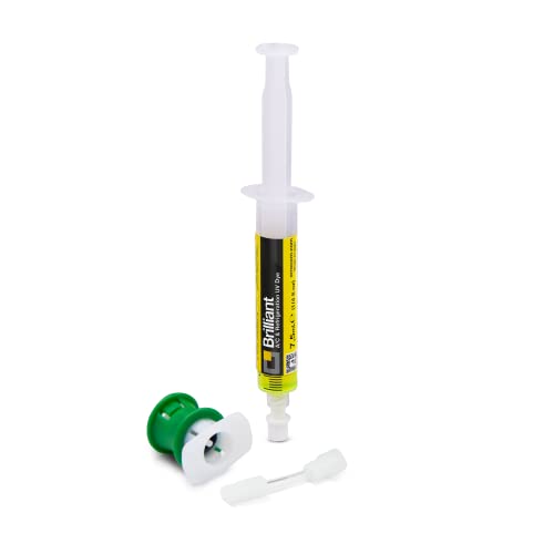 ERRECOM Brilliant - 7,5 ml, UV-Fluoreszenz-Tracer zum Aufspüren von Kältemittellecks in Autoklimaanlagen, inklusive R1234yf Adapter ERRECOM Brilliant - 7,5 ml, UV-Fluoreszenz-Tracer zum Aufspüren von Kältemittellecks in Autoklimaanlagen, inklusive R1234yf Adapter von ERRECOM