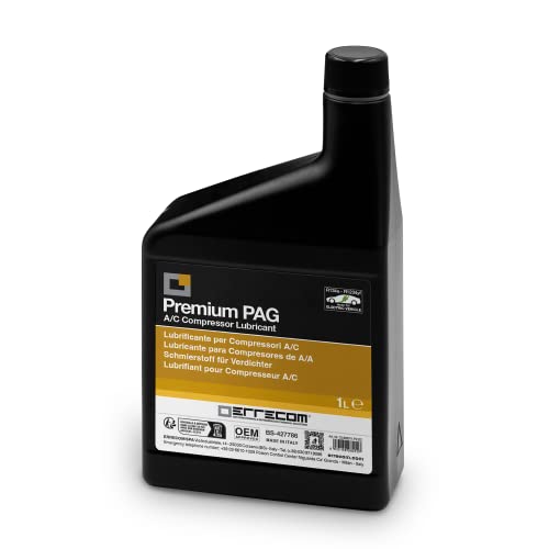 Errecom PAG Universal - 1 L, Lubricante para Compresores A/A tradicionales o eléctricos de los automóviles, funcionantes con GAS refrigerante R134a y R1234yf Errecom PAG Universal - 1 L, Lubricante para Compresores A/A tradicionales o eléctricos de los automóviles, funcionantes con GAS refrigerante R134a y R1234yf von ERRECOM