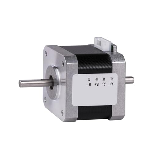 Nema17 Schrittmotor, 40 mm, 0,42 Nm, 1,7 A, Doppelwelle, 2-Phasen-Schrittmotor für CNC-3D-Drucker, Gravur-Fräsmaschine Nema17 Schrittmotor, 40 mm, 0,42 Nm, 1,7 A, Doppelwelle, 2-Phasen-Schrittmotor für CNC-3D-Drucker, Gravur-Fräsmaschine von ERSINIAN