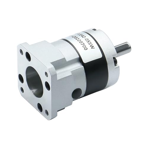 Planetengetriebe passend für Nema17 42 5 mm Schrittmotoreingang 5 mm Übersetzungsverhältnis 4/5/10/20/25/50:1 für CNC (4 zu 1) von ERSINIAN