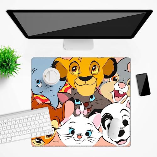 Disney Friends 004 Schreibtischunterlage, offiziell lizenziert, rutschfest, 50 x 45 cm von ERT GROUP