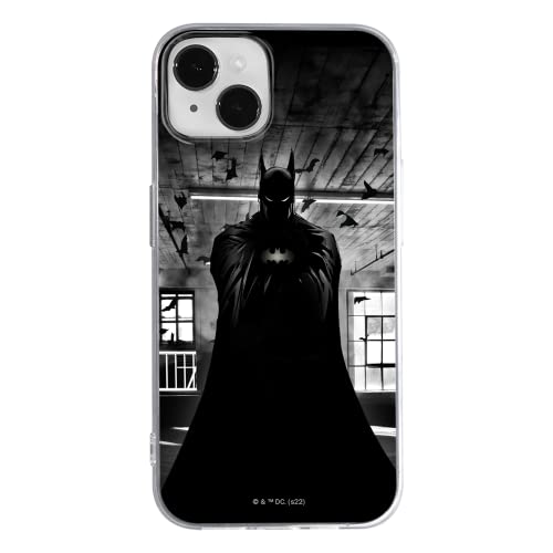 ERT GROUP Handyhülle für Apple iPhone 14 Original und offiziell Lizenziertes DC Muster Batman 068 optimal an die Form des Handy angepasst, hülle aus TPU von ERT GROUP