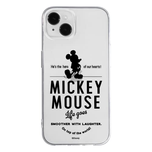 ERT GROUP Handyhülle für Apple iPhone 14 Original und offiziell Lizenziertes Disney Muster Mickey 014 optimal an die Form des Handy angepasst, teilweise transparent von ERT GROUP