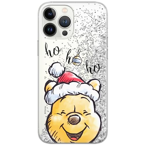 ERT GROUP Handyhülle für Apple iPhone 14 Original und offiziell Lizenziertes Disney Muster Winnie The Pooh & Friends 022 optimal an die Form des Handy angepasst, mit Glitter Overflow Effekt von ERT GROUP