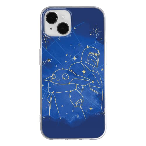 ERT GROUP Handyhülle für Apple iPhone 14 Original und offiziell Lizenziertes Star Wars Muster Baby Yoda 023 optimal an die Form des Handy angepasst, hülle aus TPU von ERT GROUP