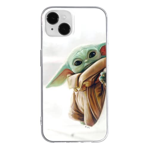 ERT GROUP Handyhülle für Apple iPhone 14 Plus Original und offiziell Lizenziertes Star Wars Muster Baby Yoda 016 optimal an die Form des Handy angepasst, hülle aus TPU von ERT GROUP