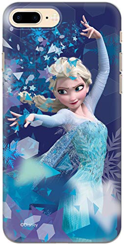 ERT GROUP Handyhülle für Apple iPhone 7 Plus/ 8 Plus Original und offiziell Lizenziertes Disney Muster ELSA 011 optimal an die Form des Handy angepasst, hülle aus TPU von ERT GROUP