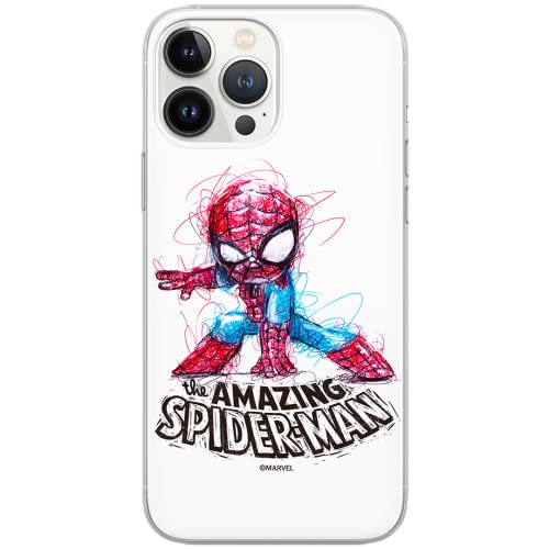 ERT GROUP Handyhülle für Apple iPhone XR Original und offiziell Lizenziertes Marvel Muster Spider Man 021 optimal an die Form des Handy angepasst, hülle aus TPU von ERT GROUP