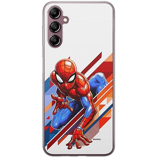 ERT GROUP Handyhülle für Samsung A14 4G/5G Original und offiziell Lizenziertes Marvel Muster Spider Man 023 optimal an die Form des Handy angepasst, hülle aus TPU von ERT GROUP