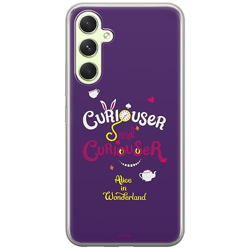 ERT GROUP Handyhülle für Samsung A54 5G Original und offiziell Lizenziertes Disney Muster Alice 009 optimal an die Form des Handy angepasst, hülle aus TPU von ERT GROUP