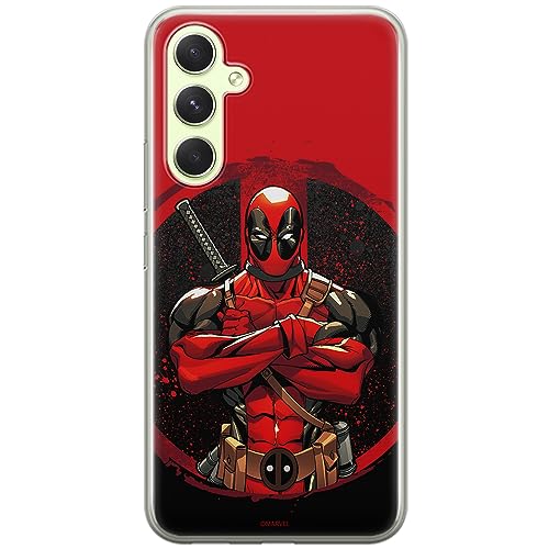 ERT GROUP Handyhülle für Samsung A54 5G Original und offiziell Lizenziertes Marvel Muster Deadpool 006 optimal an die Form des Handy angepasst, hülle aus TPU von ERT GROUP