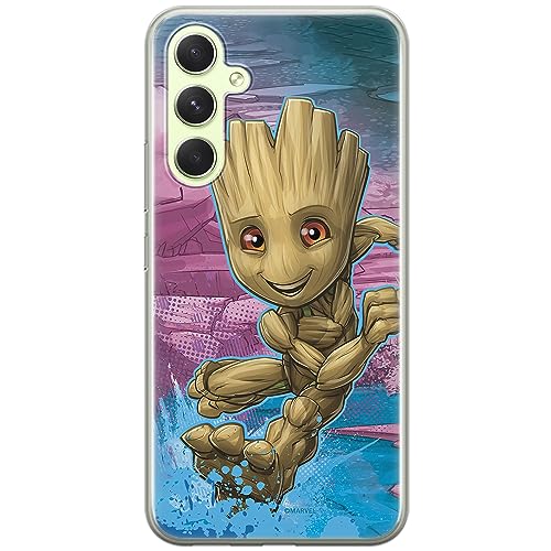 ERT GROUP Handyhülle für Samsung A54 5G Original und offiziell Lizenziertes Marvel Muster Groot 001 optimal an die Form des Handy angepasst, hülle aus TPU von ERT GROUP