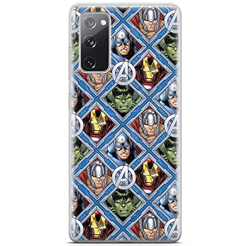 ERT GROUP Handyhülle für Samsung S20 FE / S20 FE 5G Original und offiziell Lizenziertes Marvel Muster Avengers 004 optimal an die Form des Handy angepasst, hülle aus TPU von ERT GROUP