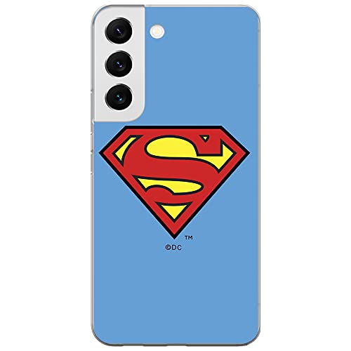 ERT GROUP Handyhülle für Samsung S22 Original und offiziell Lizenziertes DC Muster Superman 002 optimal an die Form des Handy angepasst, hülle aus TPU von ERT GROUP