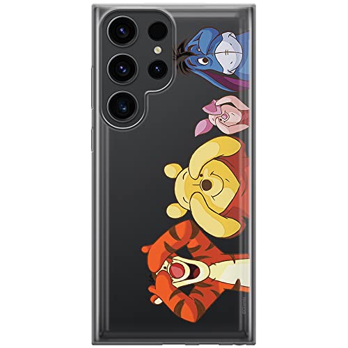 ERT GROUP Handyhülle für Samsung S23 Ultra Original und offiziell Lizenziertes Disney Muster Winnie The Pooh & Friends 036 optimal an die Form des Handy angepasst, teilweise transparent von ERT GROUP