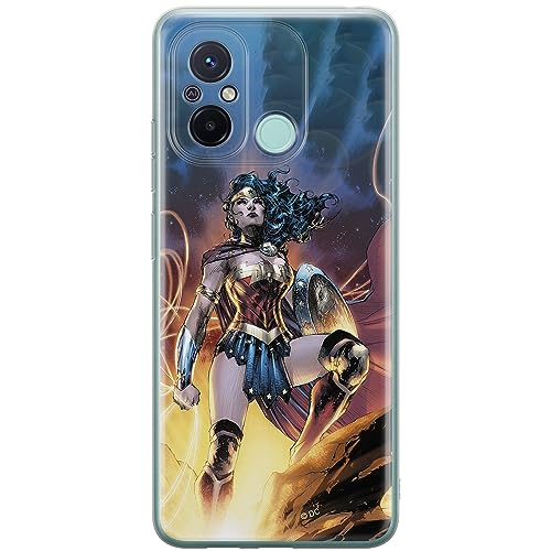 ERT GROUP Handyhülle für Xiaomi REDMI 12C/ REDMI 11A Original und offiziell Lizenziertes DC Muster Wonder Woman 001 optimal an die Form des Handy angepasst, hülle aus TPU von ERT GROUP