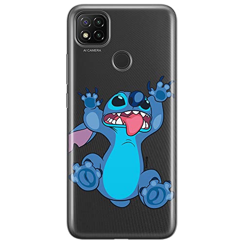 ERT GROUP Handyhülle für Xiaomi REDMI 9C Original und offiziell Lizenziertes Disney Muster Stitch 020 optimal an die Form des Handy angepasst, teilweise transparent von ERT GROUP