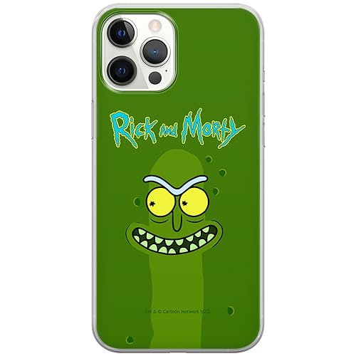 ERT GROUP Handyhülle für iPhone 12 PRO MAX Original und offiziell Lizenziertes Rick and Morty Muster Rick & Morty 025 optimal an die Form des Handy angepasst, hülle aus TPU von ERT GROUP