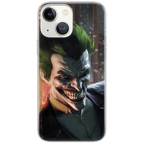 ERT GROUP Handyhülle für iPhone 13 Original und offiziell Lizenziertes DC Muster Joker 004 Mehrfarbig optimal an die Form des Handy angepasst, hülle aus TPU von ERT GROUP